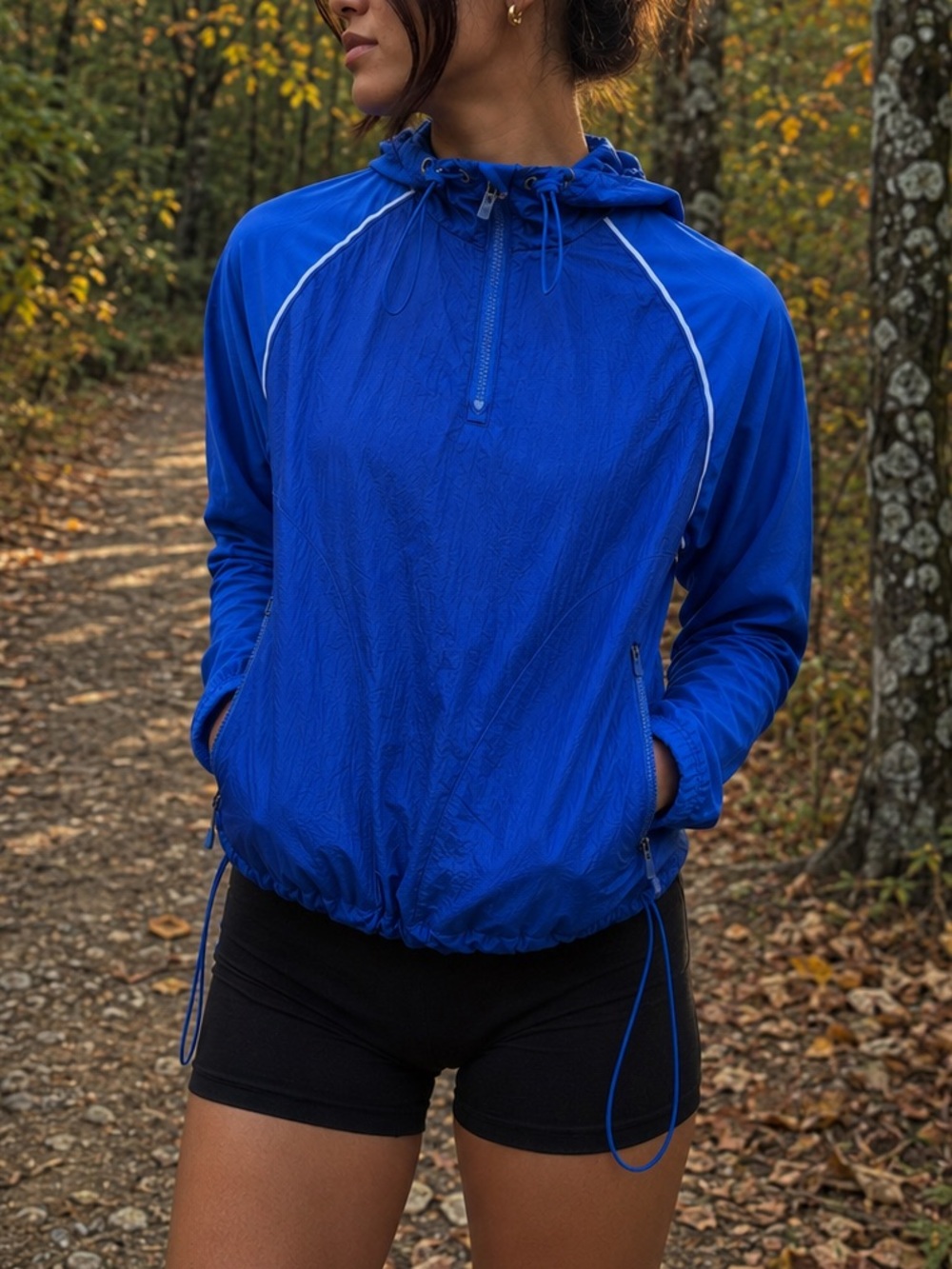 Outdoor Voices Royal Blue Two in One Thermal Jacket